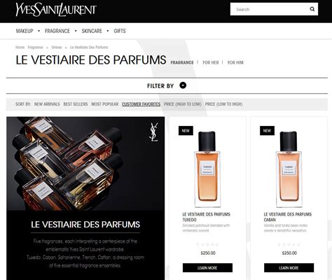 yves st laurent website